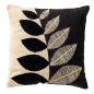 Preview: Dutch Decor Kissenhülle 'Danee' 45 x 45 cm Raven - Schwarz